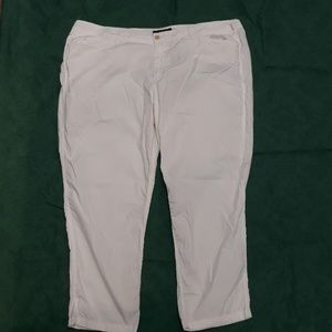 Ralph Lauren white crop pants
